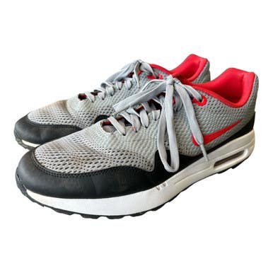 Used Nike AIR MAX 1 G Mens Golf Shoes Grey Senior 9 11450-S000523718