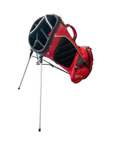 Used Wilson JR STAND BAG Jr Stand Bag Red 11450-S000523734