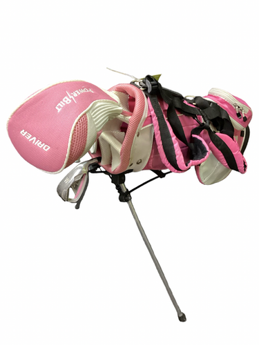 Used Powerbilt Jr Package Set RH Pink 4 Piece 11613-S000184994