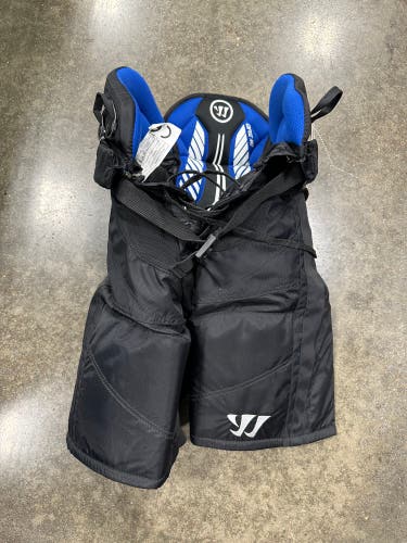 Black Junior Large Warrior Covert QRE20 pro Hockey Pants (Used)