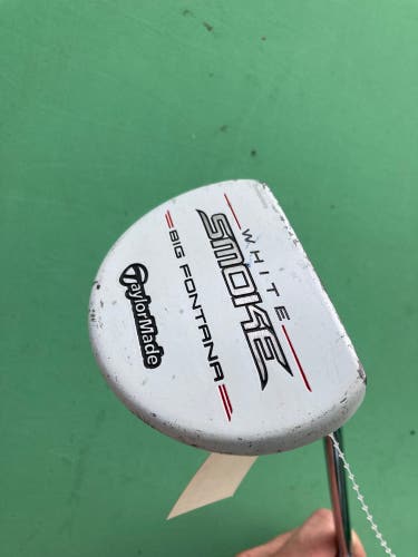 Men's TaylorMade White Smoke Big Fontana Mallet Putter Right Handed 33" (Used)