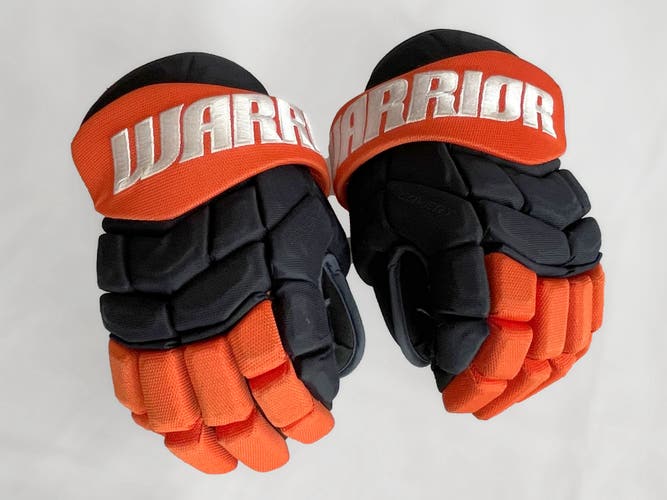 Warrior Covert Pro Gloves 14” Navy/Org-Oilers (Used)