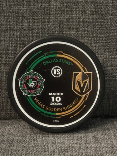 Dallas Stars vs Vegas Golden Knights March 10 2026 Match Up Hockey Puck
