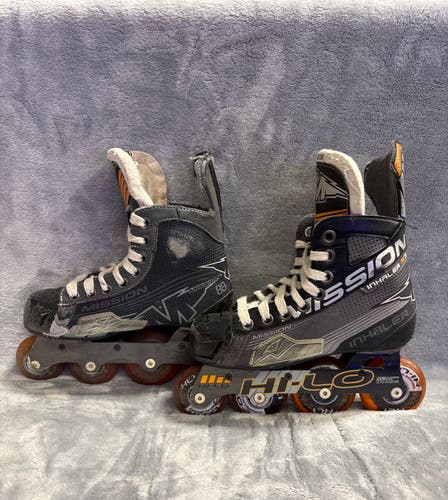 Youth Mission Inhaler AC5 Inline Skates Wide Width Size 1 (Used)