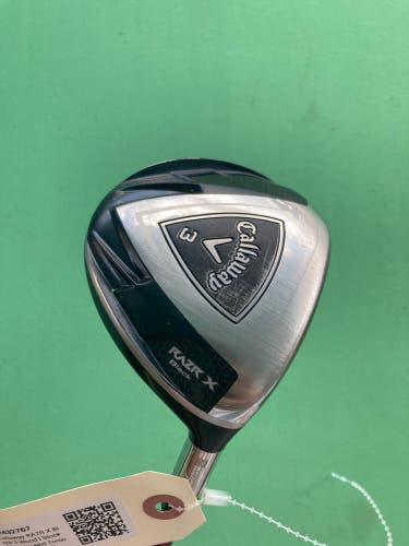 Callaway RAZR X Black 3 Wood | Stock Callaway Mid Torque Regular Shaft