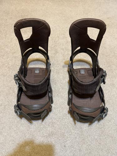 Burton Cartel Re Flex Snowboard bindings Medium Brown