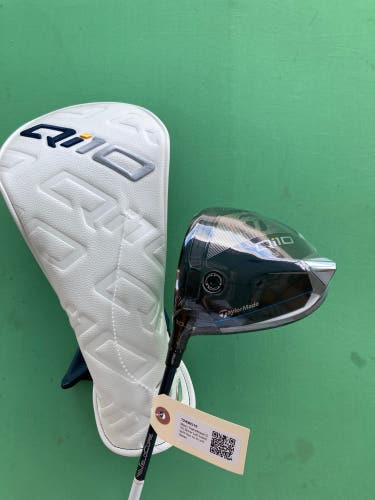 Men's TaylorMade Qi10 Driver Left Hand Stiff Flex 10.5 Loft (New)