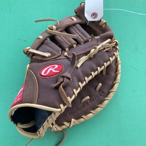 Brown Rawlings Premium Series RH First Base Baseball Glove 12.5" (Used)