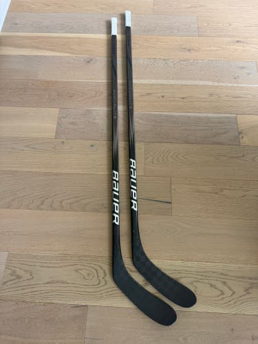 (2) Intermediate Bauer Vapor Hyperlite 2 Left Hand Hockey Stick P28 55 Flex and 65 flex (New)