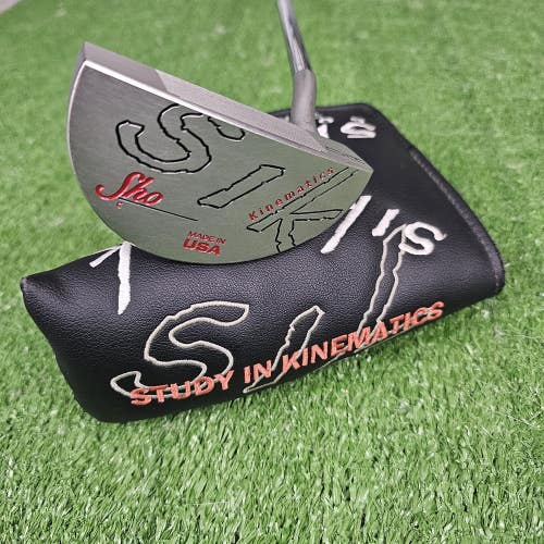 SIK Kinematics Sho C 43" Armlock Double Bend Mid Mallet RH Putter Jumbomax Grip