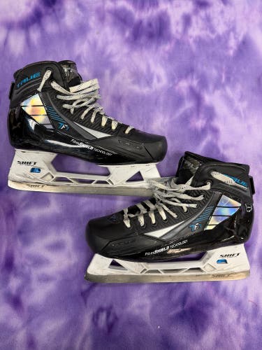 Senior True TF7 Hockey Goalie Skates Regular Width 9 (Used)