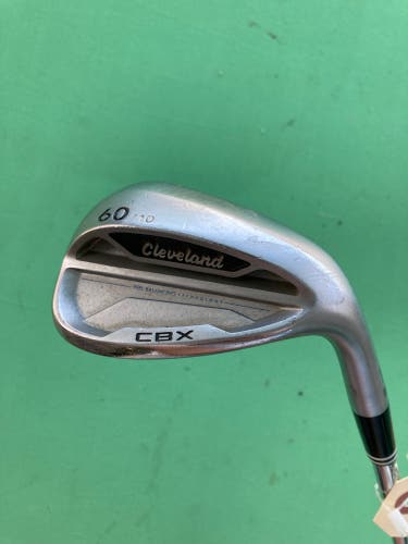 Men's Cleveland CBX Wedge Right Handed Regular Flex 60 Degree Steel Shaft (Used)