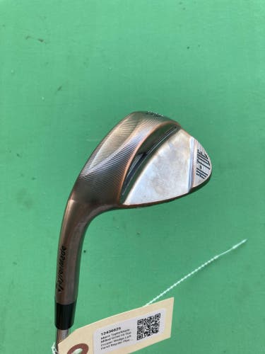 Men's TaylorMade Milled Grind Hi-Toe Copper Wedge Left Hand Regular Flex 60 Degree Steel Shaft (Used