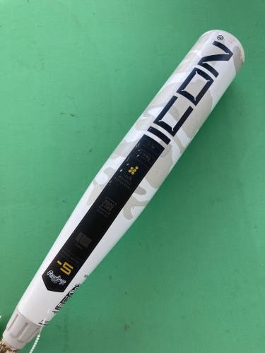 2025 Rawlings Icon Composite Bat USSSA Certified (-5) Composite 26 oz 31" (Used)