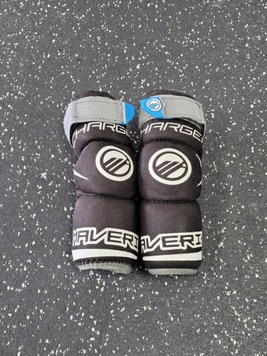 Used Maverik CHARGER Lacrosse Arm Pads/Guards Black SM 11849-S000041380