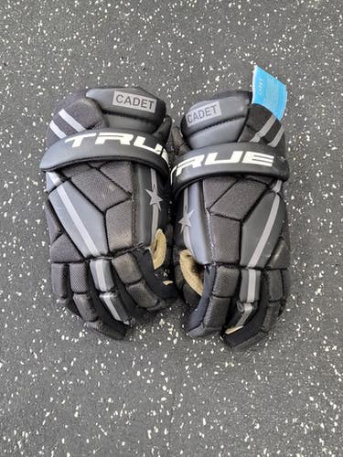 Used True CADET Lacrosse Gloves Junior Black 10" 11849-S000041379