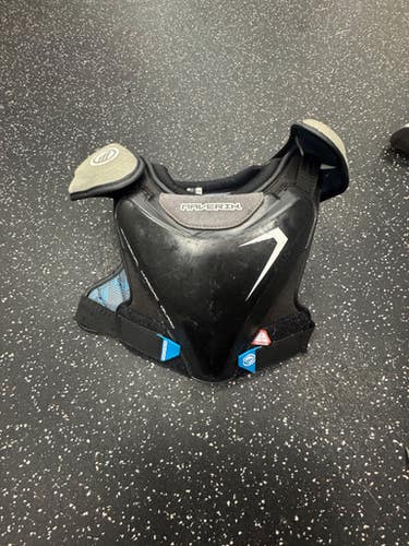 Used Maverik CHARGER Lacrosse Shoulder Pads Grey SM 11849-S000041431