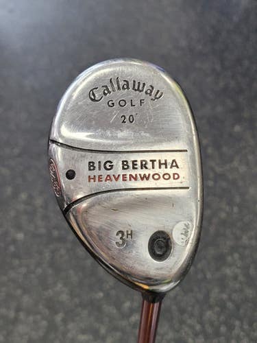 Used Callaway BIG BERTHA HEAVENWOOD Mens Hybrid Club RH 3 Hybrid 11849-S000041422