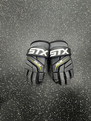 Used STX STALLION 200 Lacrosse Gloves Mens Grey MD 11849-S000041414