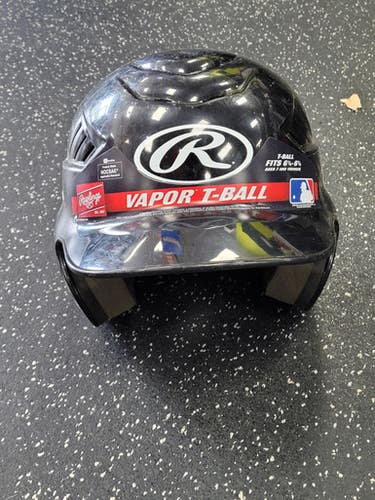 Used Rawlings VAPOR Batting Helmet No Mask Black XS/S 11849-S000041405