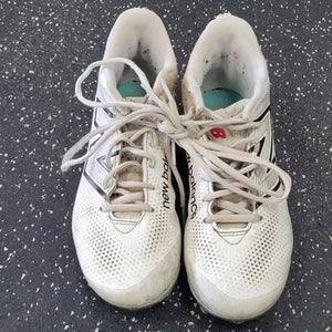Used New Balance FREEZE LAX Cleats Boys White Junior 04.5 11849-S000041389