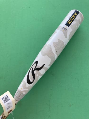 2025 Rawlings Icon Composite Bat USSSA Certified (-10) Composite 19 oz 29" Spidering (Used)