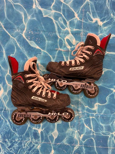Junior Bauer Vapor XR300 Inline Skates Regular Width Size 2 (Used)