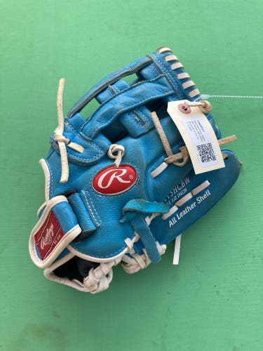Blue Rawlings Highlight Series RH Infield Baseball Glove 11.5" (Used)