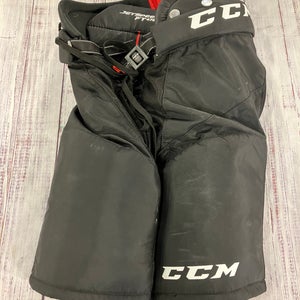 Black Junior Large CCM JetSpeed FT475 Hockey Pants (Used)