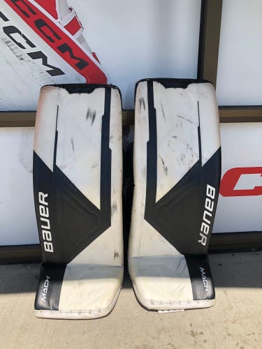 Senior XS Bauer Supreme Mach Goalie Leg Pads (Used)