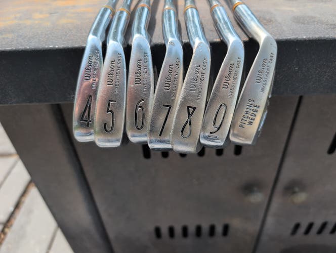 Men's Wilson Jhonny Miller Investment Cast Right Handed Iron Set Regular Flex (Used)