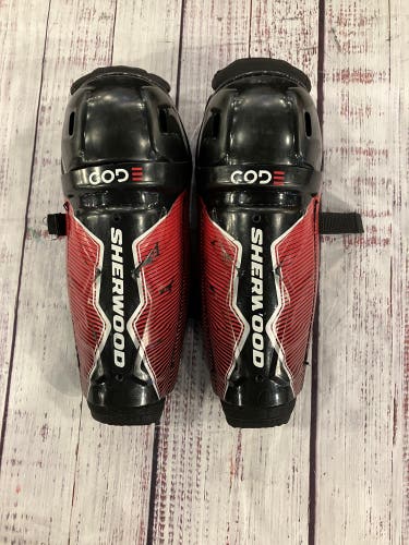 Youth Sher-Wood Code Encrypt 1 Shin Pads 9" (Used)