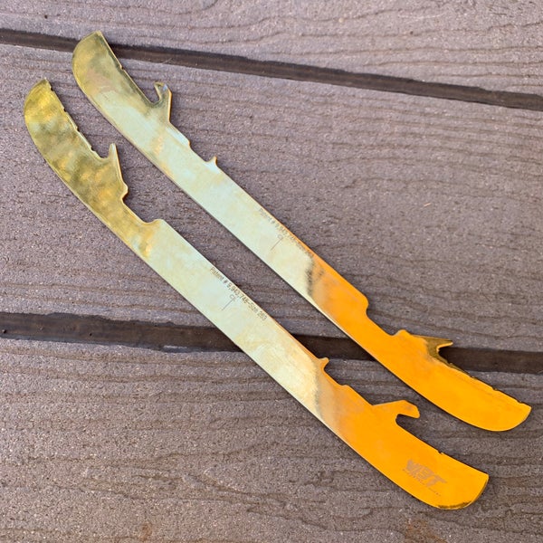 BladeTech Gold Steel Runners for 263 Bauer Lightspeed Edge Holders *Read Full Description*