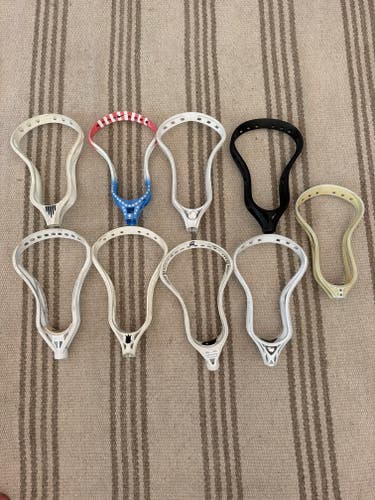 LOT OF USED LACROSSE HEADS