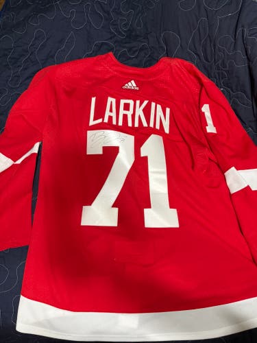 Dylan Larkin Red Wings Size 60 Adidas Jersey (Used)