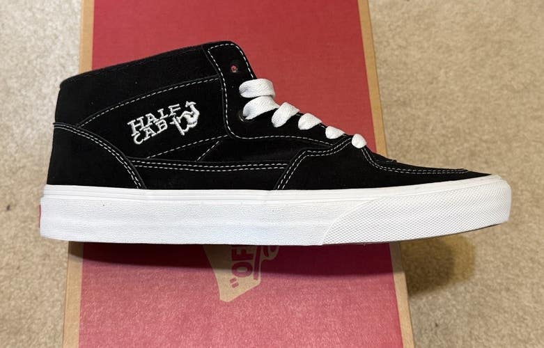 Vans Classic Half Cab Shoes Black Size 9