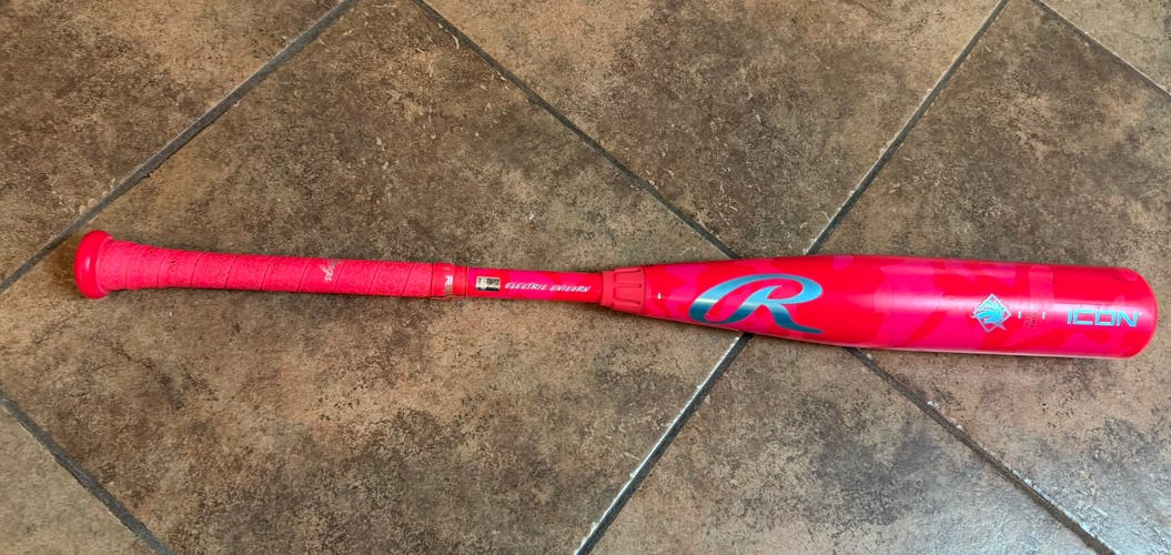 2025 Rawlings Icon Composite USSSA Certified Bat (-10) 19 oz 29" (Used)