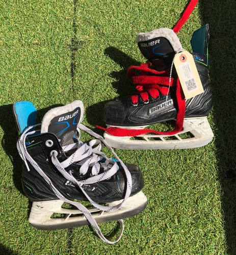 Youth Bauer XLP Hockey Skates Regular Width 12 (Used)