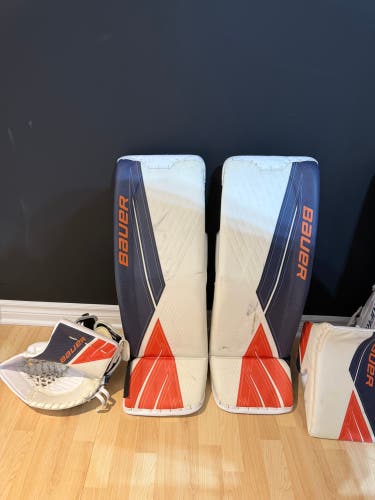 35" Bauer Ultrasonic Full Right Goalie Full Set (New)