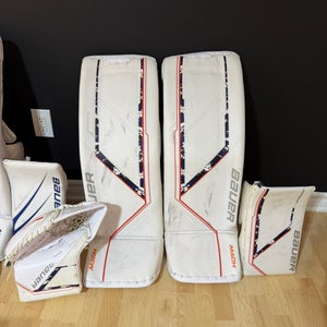 35" Bauer Hyperlite Full Right Goalie Full Set (Used)