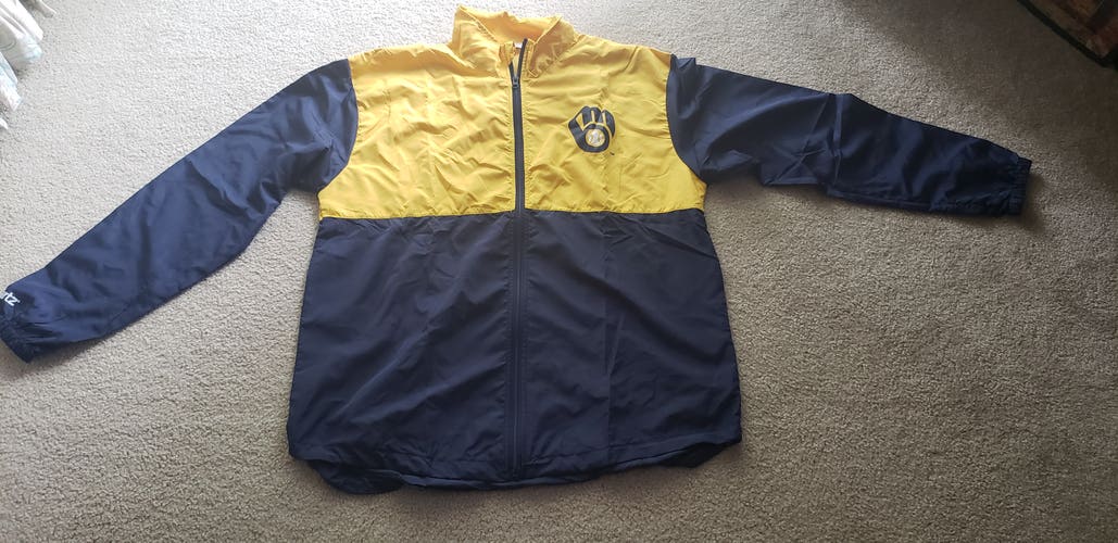 MILWAUKEE BREWERS WINDBREAKER JACKET