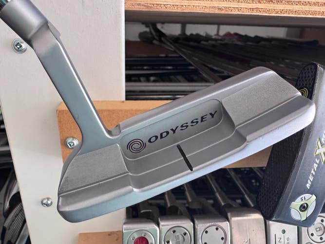 Odyssey White Hot OG 2 34" Silver Blade Putter Original Grip 2804