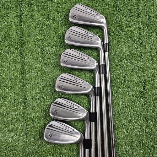 2019 Taylormade P790 Iron Set 5-PW KBS $/C-Taper Lite 115 Extra Stiff Steel RH