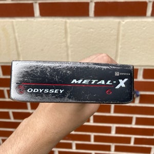 Used Odyssey Metal X 6 Right Handed Blade Putter 35"