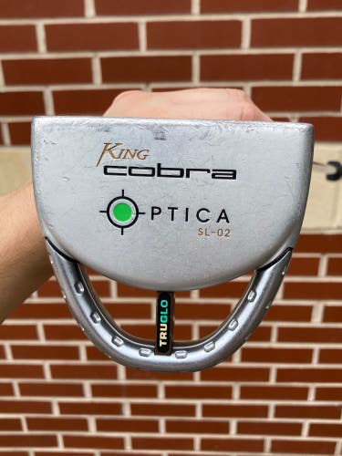 Used Cobra Optica SL-02 Right Handed Mallet Putter 35.5" | Head Cover Included