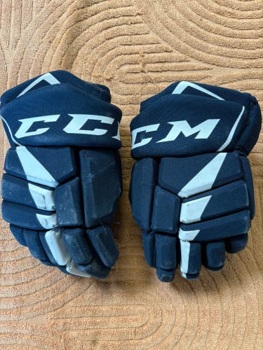 Blue Junior CCM JetSpeed FT475 Gloves 12" (Used)