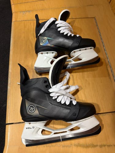 Black/Gray 2026 Warrior Hockey Skates Regular Width Pro Stock 8 (New)