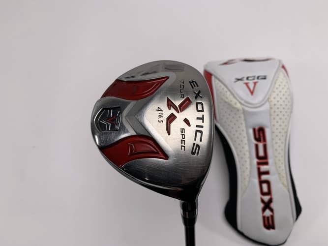 Tour Edge Exotics XCG-V 4 Fairway Wood 16.5* Aldila Voodoo SVS7 Stiff RH
