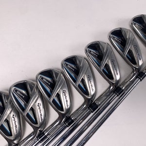 TaylorMade SIM MAX Iron Set 5-PW+AW KBS Max 85g Regular Steel Mens RH