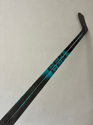 *2 Pack* of New 75 Flex P90 Senior CCM Ribcor Trigger 10 Pro Left Hand Hockey Sticks - Turquoise